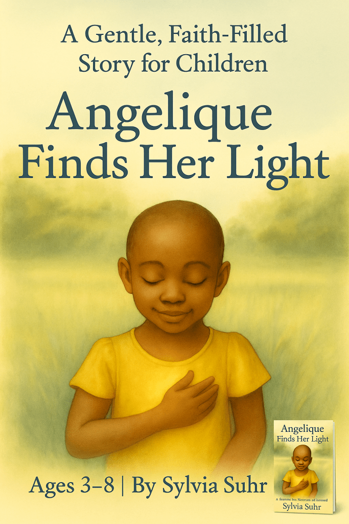 Angelique Finds Her Light Christian children’s book cover about confidence, faith, and God’s love